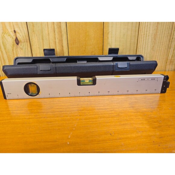 Aluminum Level With Case Measuring 12 Inches By LazerPro - Picture 7 of 7